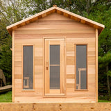 Outdoor Cedar Cabin Sauna - 5' x 8'