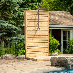 Outdoor Savannah White Cedar Shower