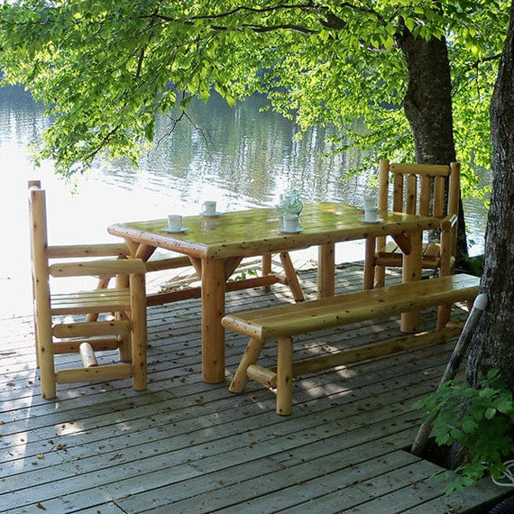 Log Outdoor Dining Furniture