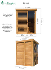 PU550 Dimensions