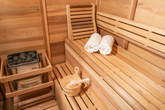 Electric heater of modern sauna