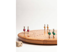 Parcheesi Wood Board Game with Dice