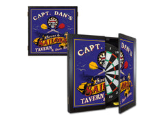 Personalized Sailors Dartboard & Cabinet Set
