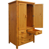 Rocky Valley Wardrobe with 4 Drawers