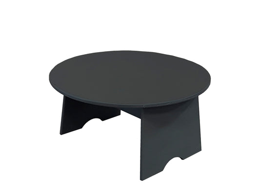 Modern 32" Round Coffee Table Black