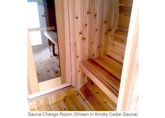 Sauna change room