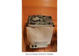 Electric heater of barrel sauna