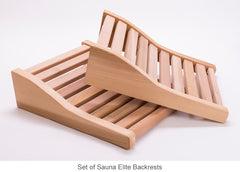 Set of Sauna Elite Backrests