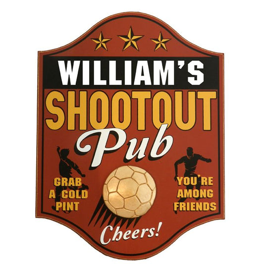 Shootout Pub Sports Sign