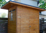 Slick Shed with Transom Side Window