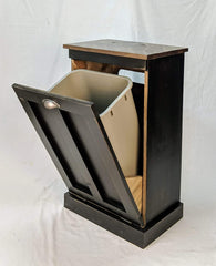 Tilt Bin with Handplaned Top