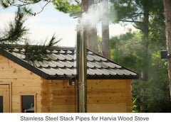 Stainless Steel Stack Pipes for Harvia Wood Stove