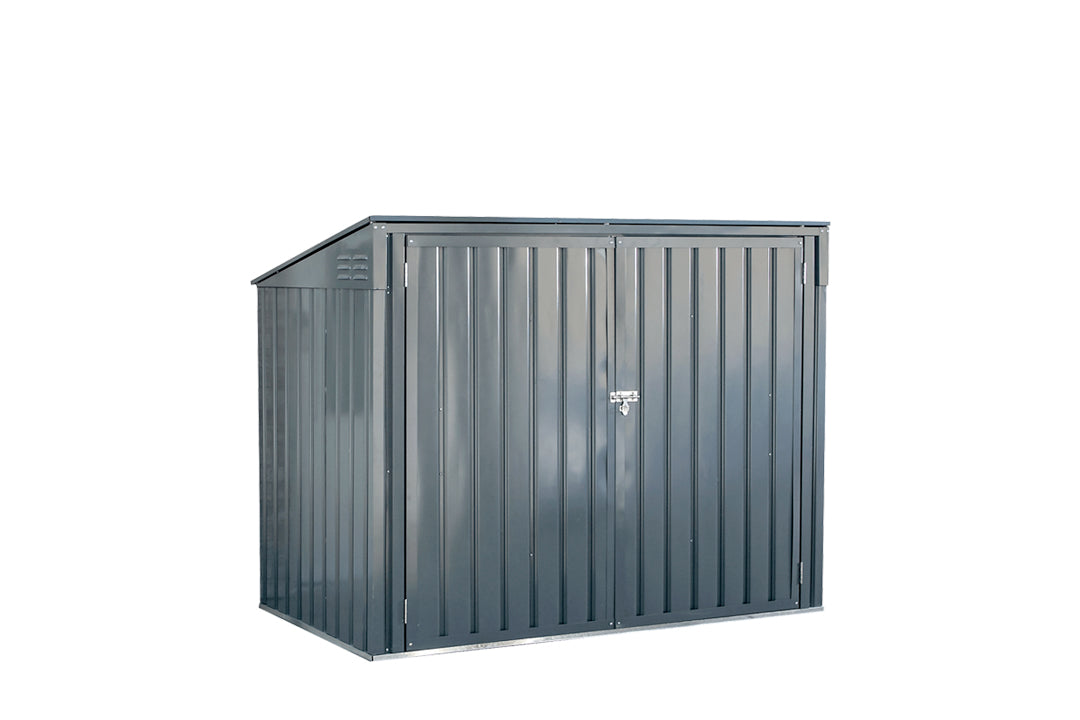 Storboss Horizontal Shed 6' x 3' - Charcoal
