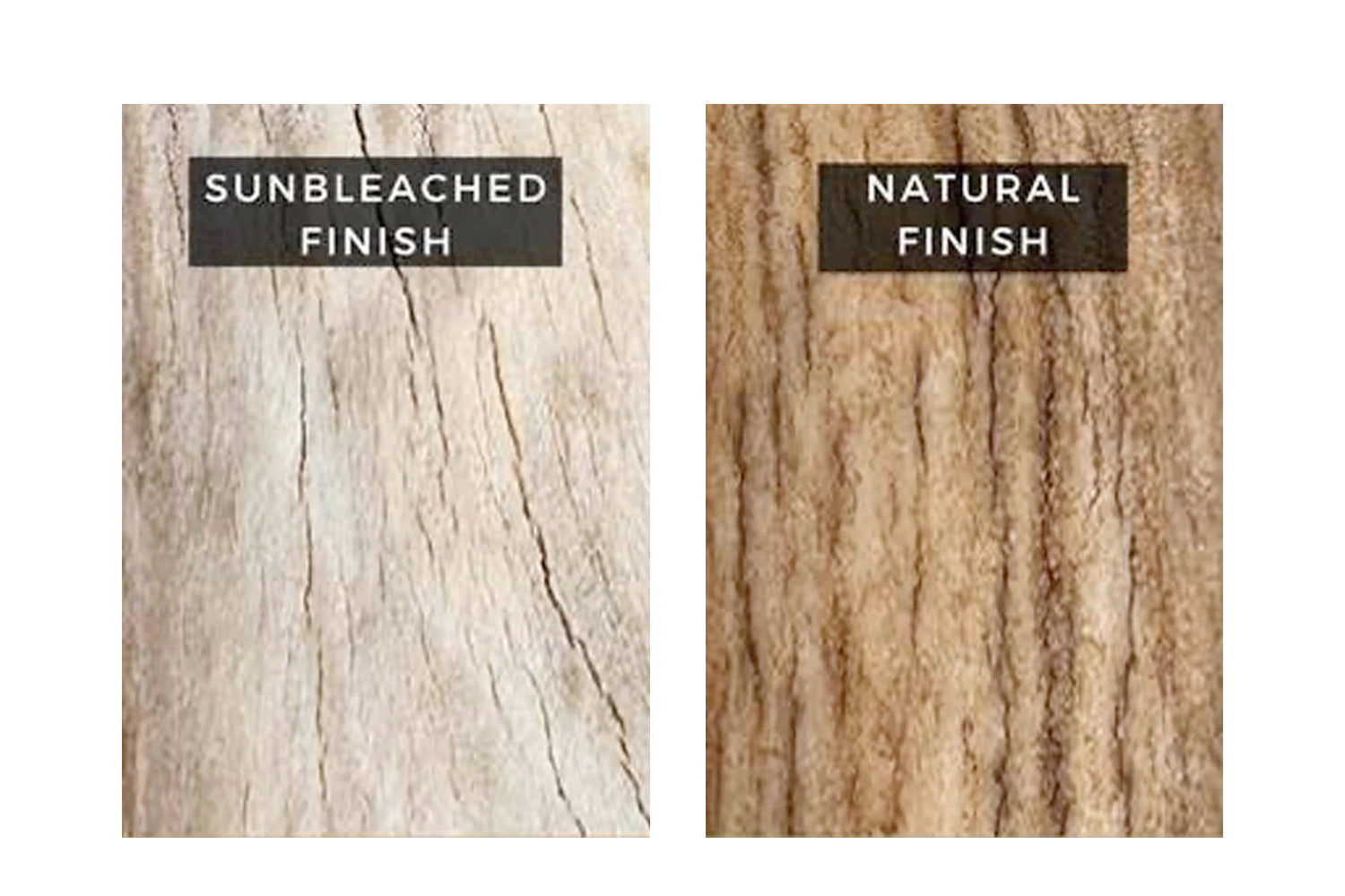 Sunbleached and Natural Antler Finishes
