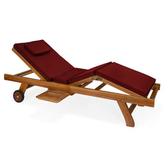 Teak Chaise Lounger