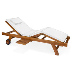 Teak Chaise Lounger