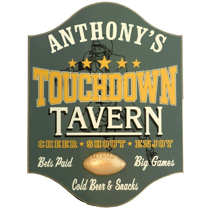 Touchdown Tavern Sports Sign