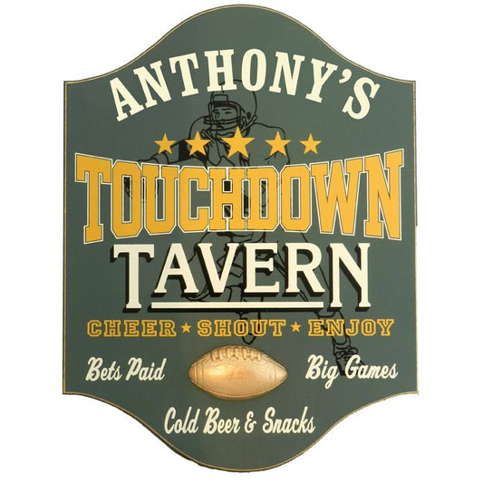Touchdown Tavern Sports Sign