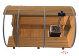 Tranquility White Cedar Sauna Harvia Heater