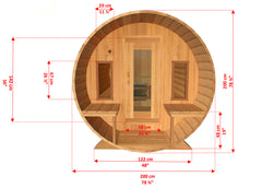 Tranquility White Cedar Sauna