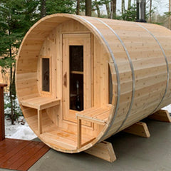 Tranquility White Cedar Barrel Sauna