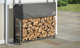 Ultra Duty Firewood Rack with Cover 4 ft