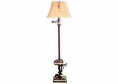 Vintage Boat Motor Floor Lamp