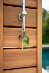 Outdoor shower economy hardware