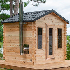 White Cedar Georgian Cabin Sauna