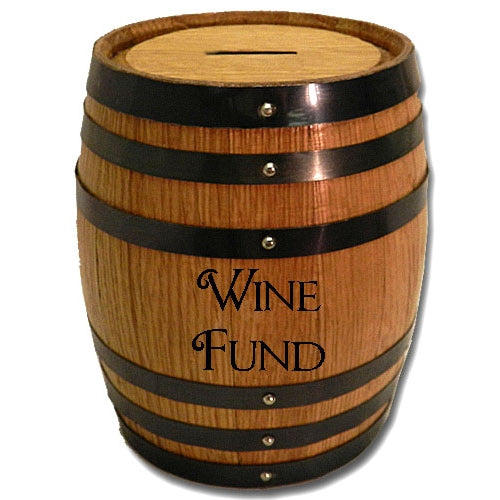 Wine Fund Mini Oak Barrel