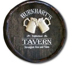 Beer Tavern Barrel Sign