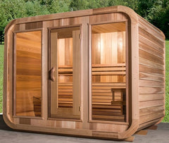 Beautiful Luna Sauna (shown in Clear Western Cedar)