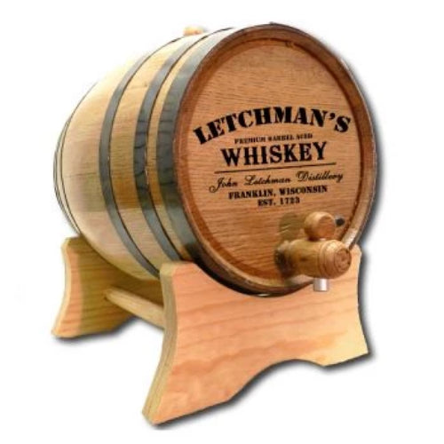 Distillery Whiskey Personalized Oak Barrel