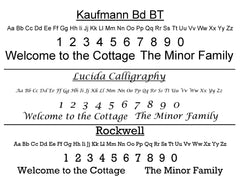 Outdoor Traditional Cottage Sign