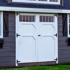 Double doors with windows